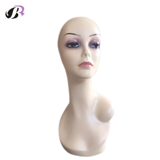 2017 Hotsale Free Shipping Fashion Female Mannequin Head for Wigs /Hat displaying Head Model Plastic Head Mannequin Without Hair