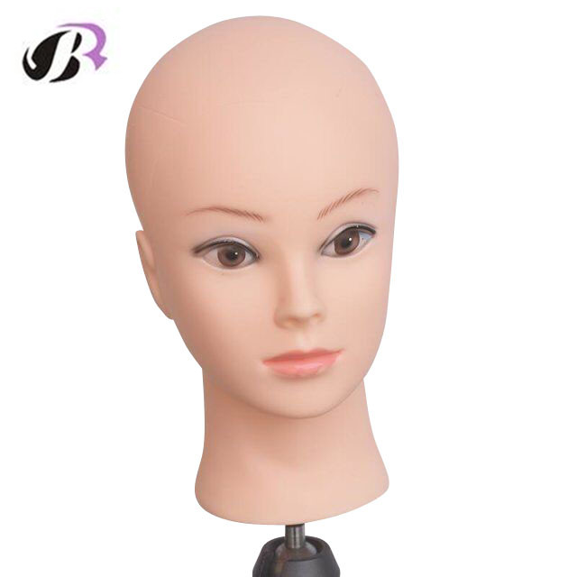 2017 Hotsale Female Mannequin Training Head With MakeUp For Hat/Wig Display Plastic Dummy Head for Practice Eyelash Manikin 