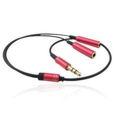 Audio Adapter 3.5mm Male to Two Female Spliter