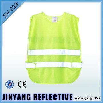 Yellow Reflective Vest With Two Bands