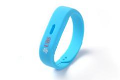 Liquid injecting Silicone bracelet for Smartwatch application