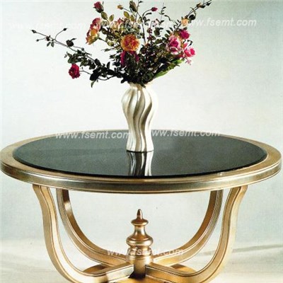 European Sculptural Luxury Glass Flower Tables For Hotel