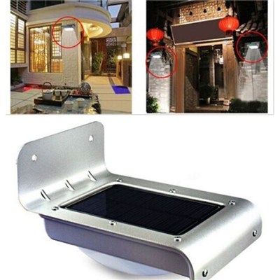 3W Ip65 Waterproof Solar Sensor Led Wall Lamp With Lithium Battery