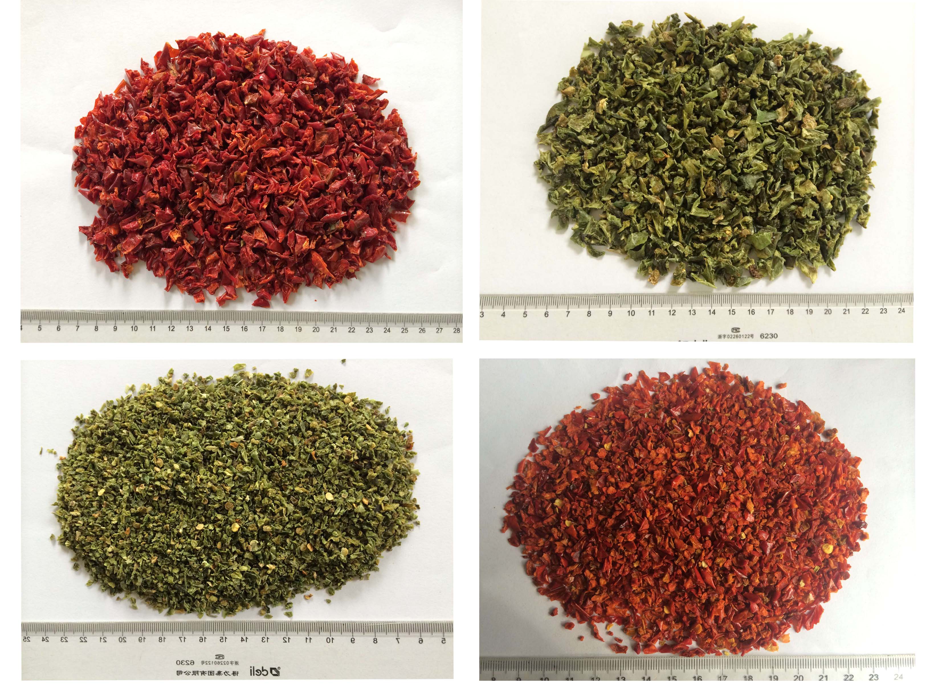 Chinese dried/ dehydrated /minced/diced red/green bell pepper 