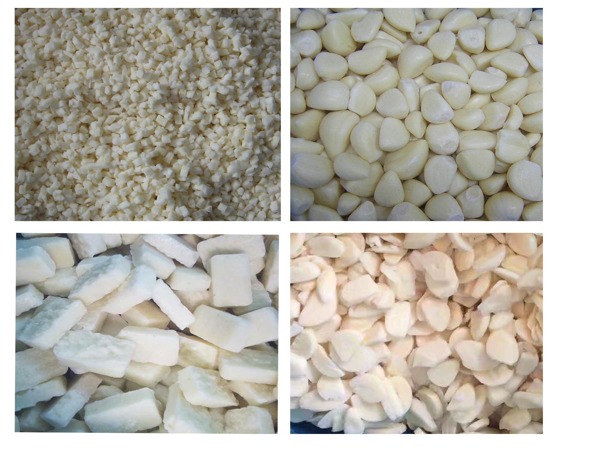 IQF quick frozen peeled garlic cloves/Diced garlic/ garlic paste