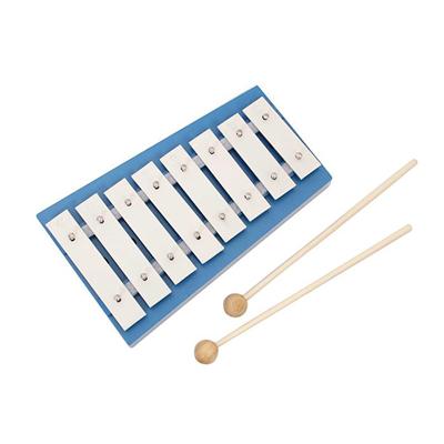 Mallet Percussion Blue And White Glockenspiel Instrument