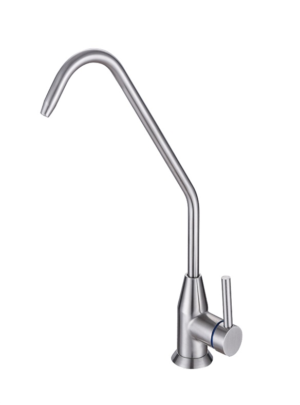 RO water filter kitchen faucet SUS304 lead-free water purifier tap brushed nickel