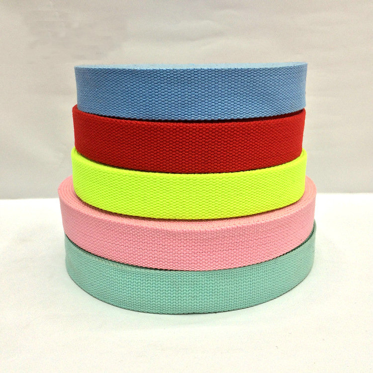 100% Eco friendly thicker cotton tape for bags
