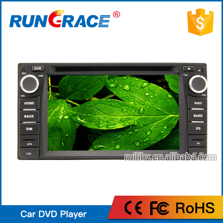 China Rungrace double din Android 6.0 universal car radio For Toyota