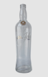 Customized super flint glass bottle with gold silkscreen