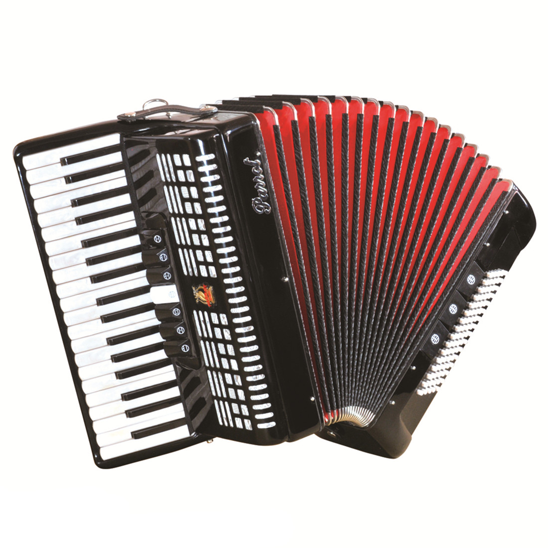 Parrot 34 Keys 80 Bass Piano Accordion With Case And Straps