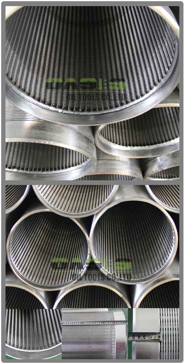 Manufacture Duplex 2205 Stainless Steel Johnson Wire Wrapped Filter Screens