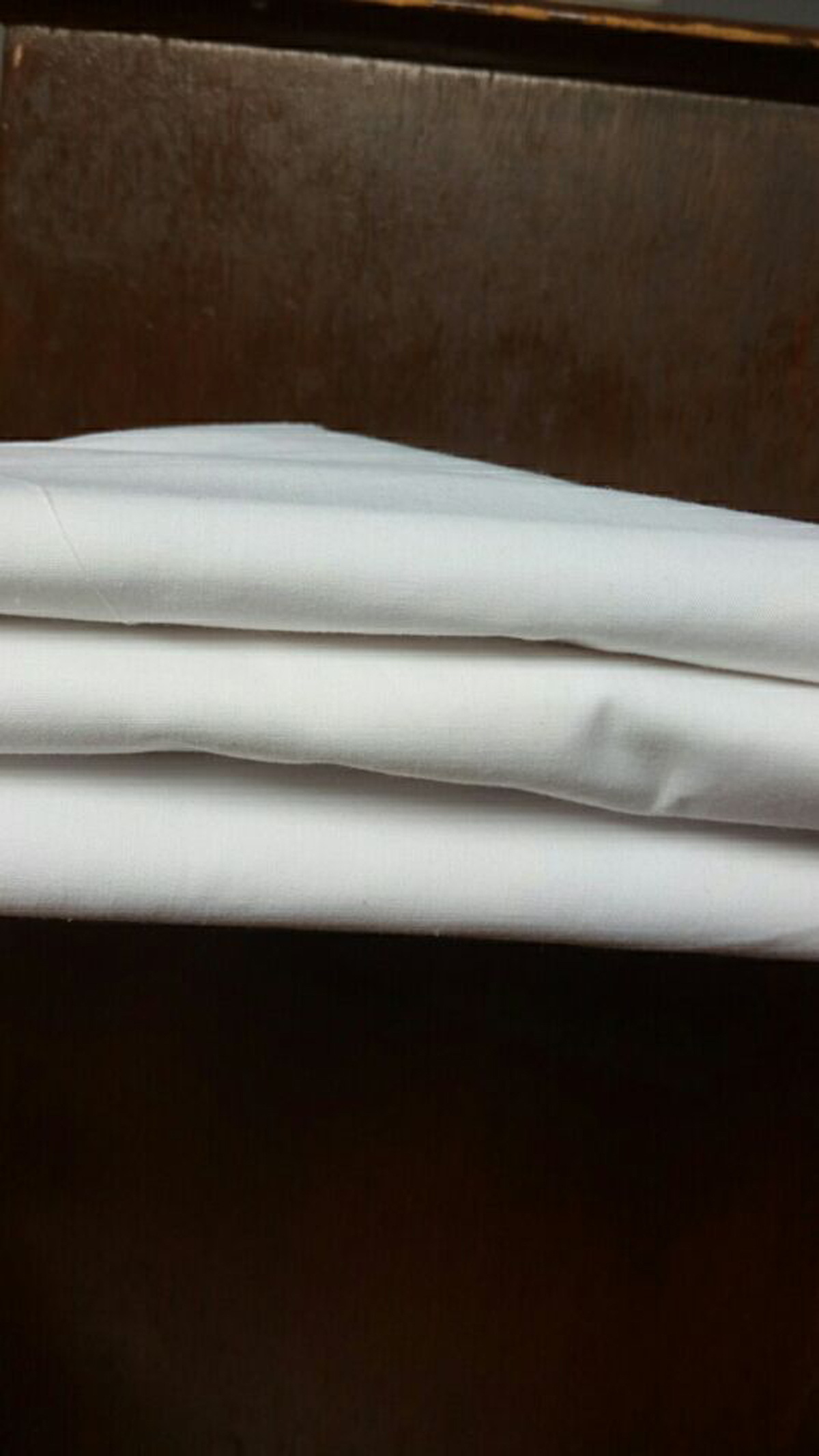 Extra width 100%cotton plain poplin woven 106g-138g white sheet fabric