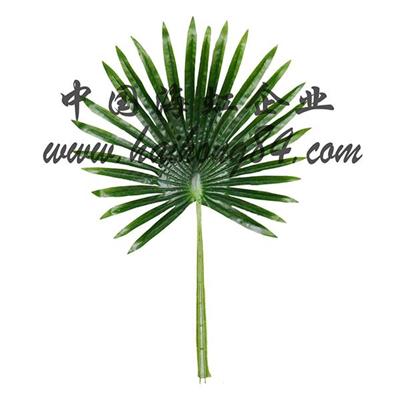 Artificial Plastic Fabric Green Outdoor Fan Palm Leaves Frond