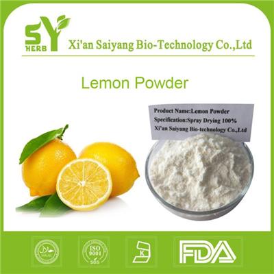 Organic Pure Freeze Dried Lemon Juice Powder