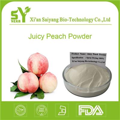 Organic Dehydrated Freeze Dried Juicy Peach Powder