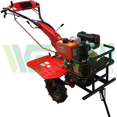 Big Wheel And Front Bracket Diesel Cultivator With Trailer Optional Upgrade