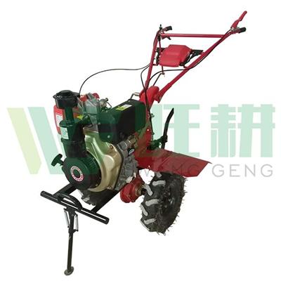 Big Tilling Width Rear Tine Diesel Cultivator For Weeding In Orchard