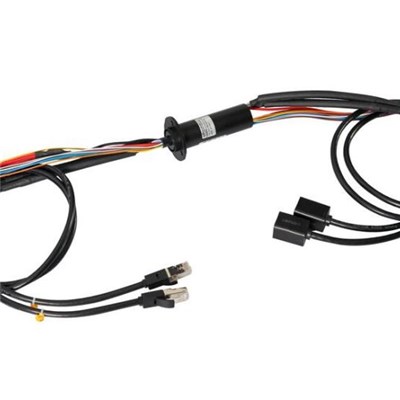 Gigabit Ethernet Slip Ring With Compact Size And Easy To Fixed RJ45 Connector
