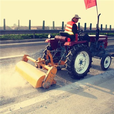The Power Broom Is Designed to Clean Any Dirt Of Debris from the Existing Pavement Surface Before Spraying Asphalt.