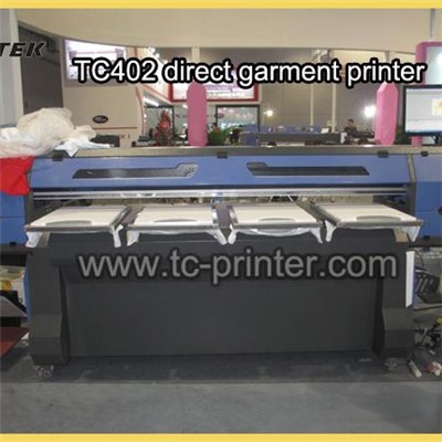 TC-402 1.2m Cotton Fabric Direct To Garment Inkjet Printer With Dx5 Dx7 Printhead