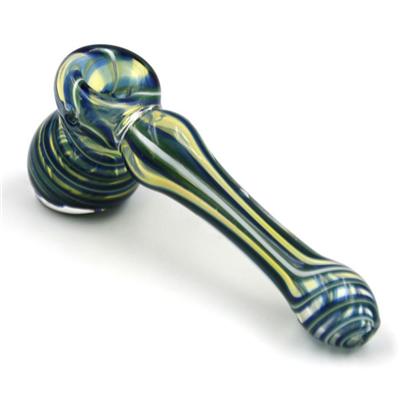 5.3 Inches Assorted Glass Smoking Pipes Sandblasted