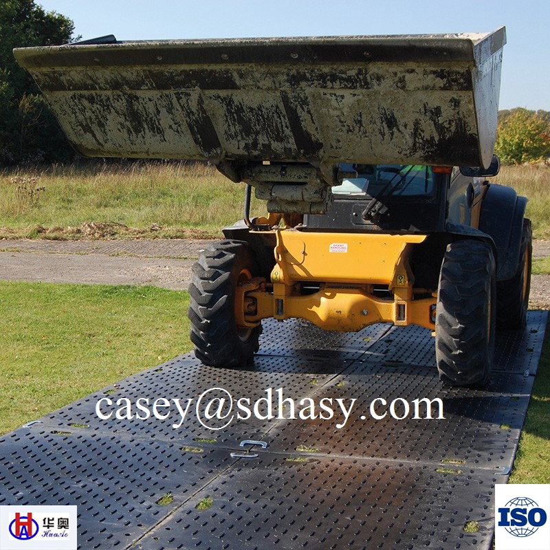 plastic ground protection mats temporary road mats