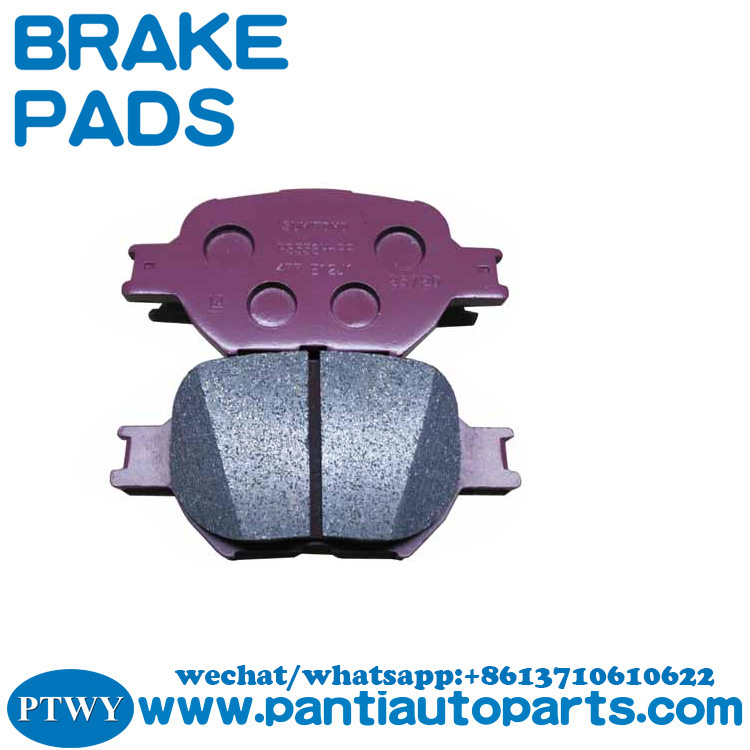 auto brake pad used for toyota COROLLA 2004- 