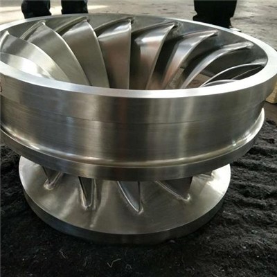 High Head And High Efficiency Integral Casting Monobloc Welding Assembly And Integral Forging CNC Machining And HVOF Coating Francis Turbine Runner