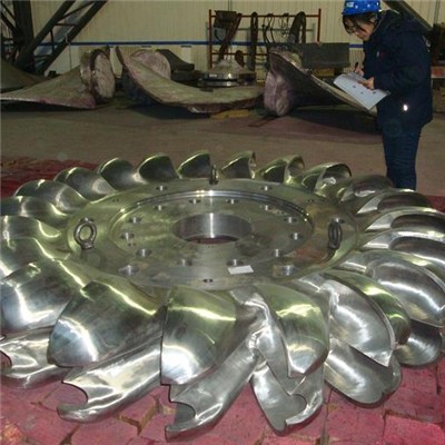 High Head And High Efficiency Integral Casting And Monobloc Integral Forging CNC Machining And HVOF Coating Pelton Turbine Runner