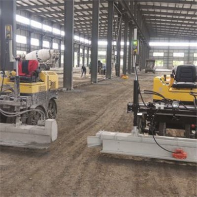 Ride On Gasoline Concrete And Diesel Engine Laser Screed For Warehouse, Workshop