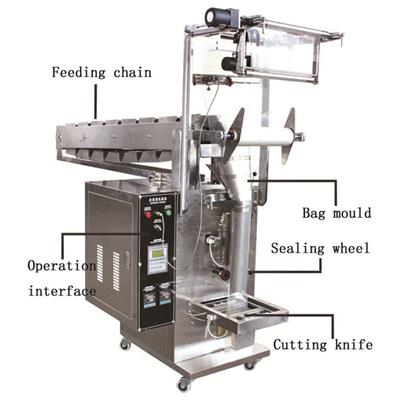 Semi-automatic French Fries Snacks Food Wrapper And Packer Machine