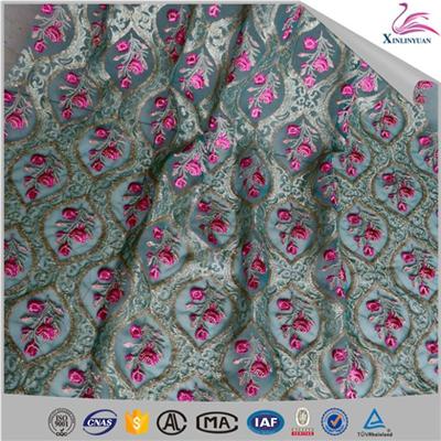New Lace Fabric Tulle Embroidered Sequin Lace Fabric