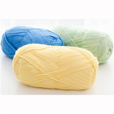Super Soft Acrylic And Nylon Blend Crochet Yarn For Baby