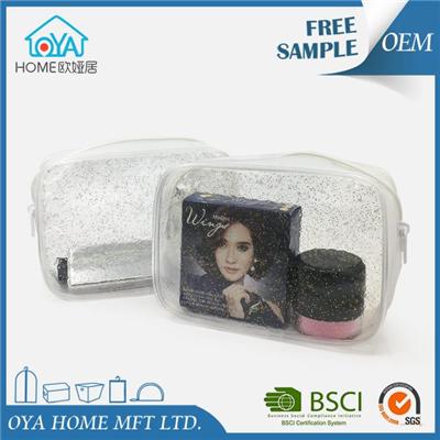 EVA Mini Pretty Clear Plastic Travel Cosmetic Collection Bags