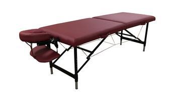 2 Section Round Corner Best Sales Adjustable Aluminimum ECO Cheap Leisure Folding Portable Massage Table With All Accessories
