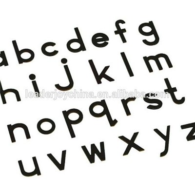 Educational Toys For Montessori Small Moveable Alphabet(print Black)