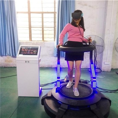 Coin Operated Vibrating VR Simulator With 360 Degree Rotating Platform 9D VR Game Machine