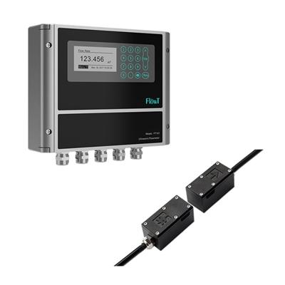 Ultrasonic Meter For Industry Water Flow Measurement Clamp On Type High Accuracy