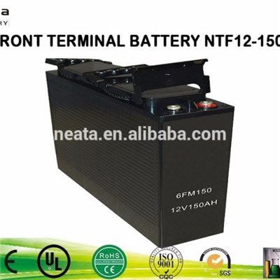 Front Acess Terminal VRLA AGM High Performance Battery 12V105ah 180ah For Bank Power Station Control Equipment