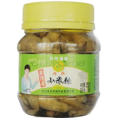 ORGANIC NON-GMO China Hot Sell Sichuan Pickled Green Chili / Chilli Pepper - Bottle Pack -Can Be Used to Make Pickled Fish, Made of Pickle Wind Claws