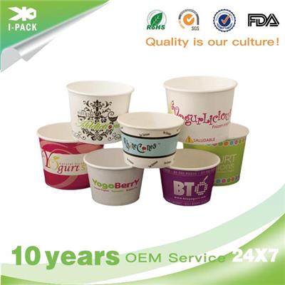 Hot Selling Printed 4 Oz Ice Cream In A Cup In Stock