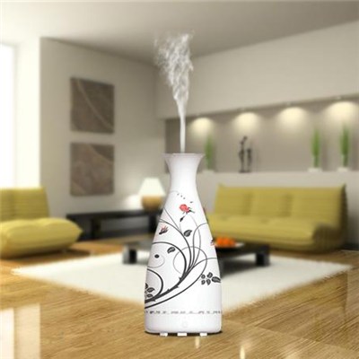 Elegant White Ceramic Vase Aroma Diffuser
