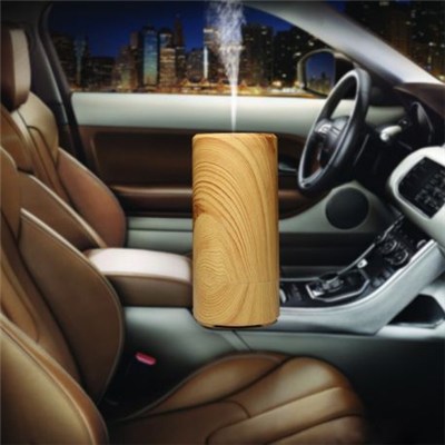 Wood grain Car Air Humidifier Purifier Freshener Aroma Essential Oil Diffuser