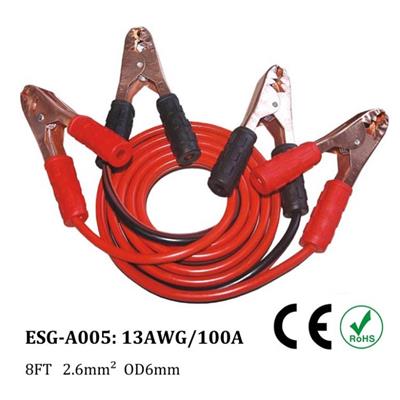 13AWG/100A Long Battery Jumper Cables For Cars Trucks SUVs