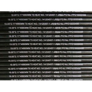 ASTM A213 T5 Alloy Pipes, 19.05mm OD X 2.11mm WT X 4880mm LG