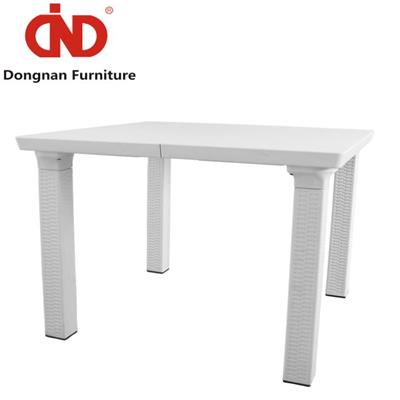 DN Outdoor Modern White Picnic Table,Picnic Garden PP Table For Sale