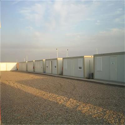 Vogue -designed Recycled Mobile Sandwich Panel Board Inhabitable Container Camp
