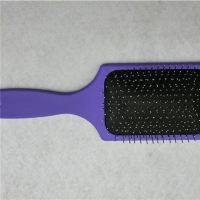 Blow Dry Paddle Brush Straightener Natural Hair Black