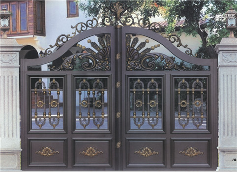 latest main house aluminum gate grill designs for exterior
